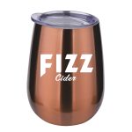 Retro Lunchbox + Single 10 Oz. Stemless Wine Glass in Vacuum Insert - 8
