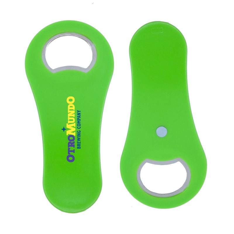 Rounded Bottle Opener With Magnet - 7