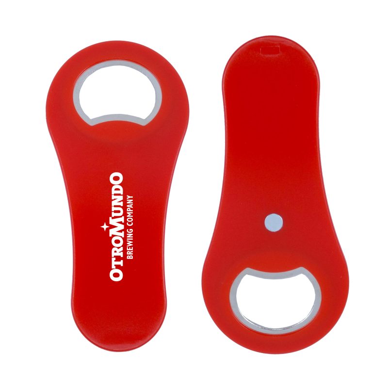 Rounded Bottle Opener With Magnet - 9