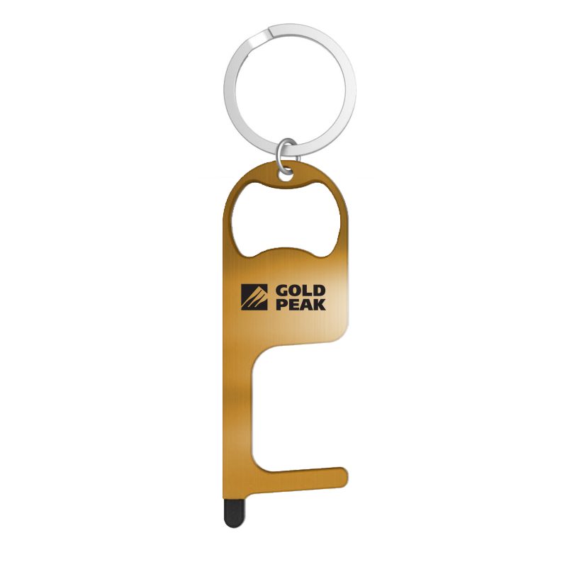 Stainless Steel NO Touch Tool with Stylus and Bottle Opener - 3