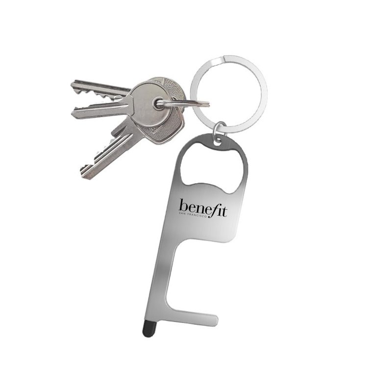 Stainless Steel NO Touch Tool with Stylus and Bottle Opener - 7