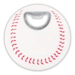 Baseball Bottle Opener Coaster - 1