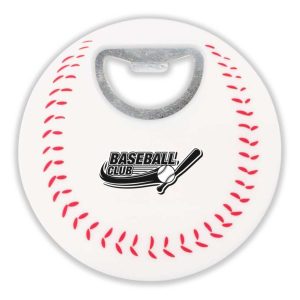 Baseball Bottle Opener Coaster