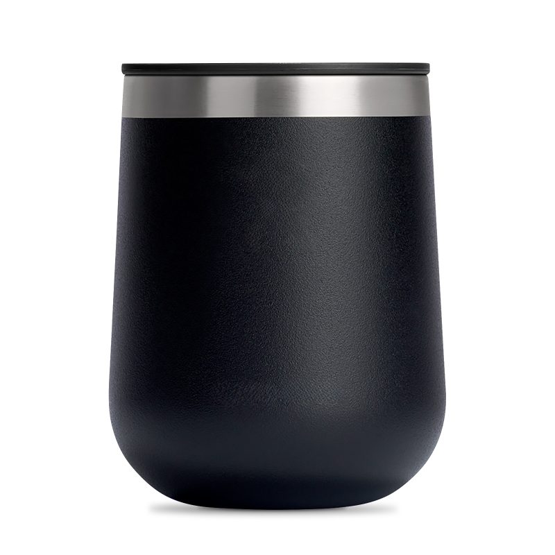 Hydro Flask Ceramic Wine Tumbler 10 Oz. - Black - 1