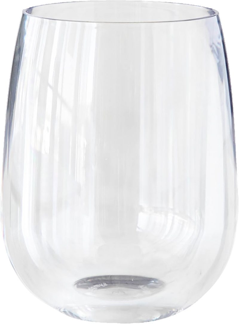 Symglass 12oz Clear Stemless Wine Glass - 3