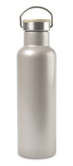 Aviana Metallics Double Wall Stainless Steel Wine Bottle - 25 Oz. - Champagne - 1