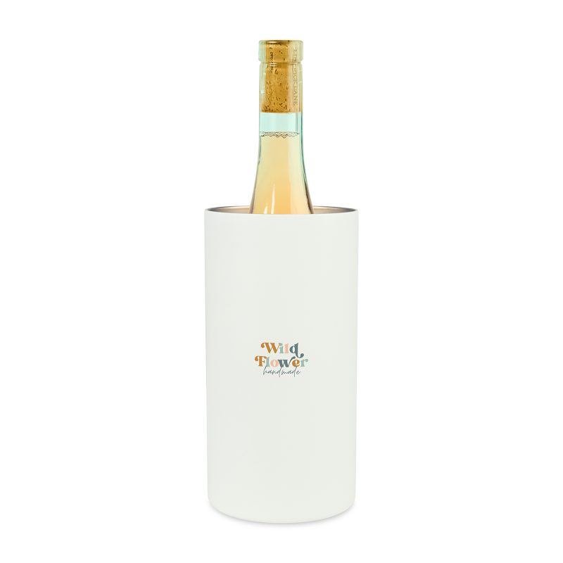 Aviana-Rowan-Recycled-Stainless-Steel-Wine-Chiller-Marshmallow-102228-119 Aviana Rowan Recycled Stainless Steel Wine Chiller - Marshmallow