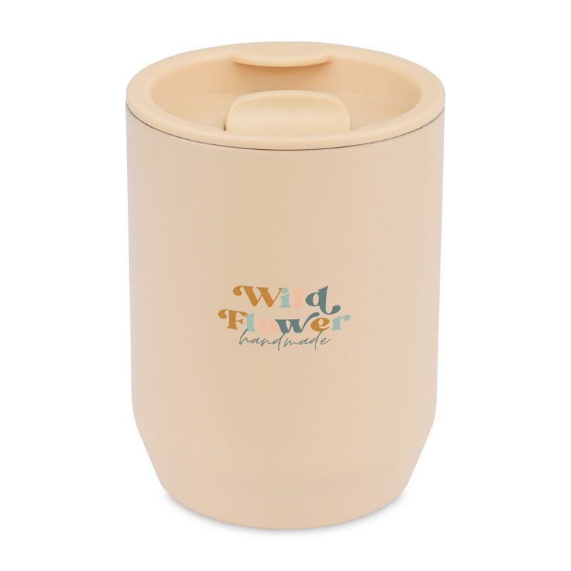 Aviana Rowan Recycled Stainless Steel Wine Tumbler - 15 Oz. - Light Peach - 2