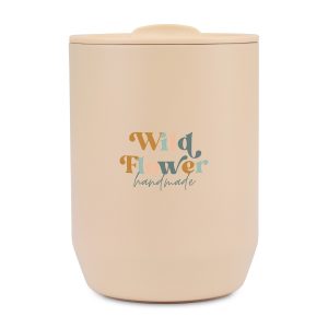 Aviana Rowan Recycled Stainless Steel Wine Tumbler - 15 Oz. - Light Peach