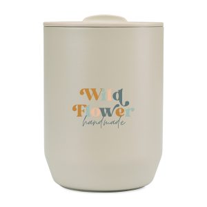 Aviana Rowan Recycled Stainless Steel Wine Tumbler - 15 Oz. - Taupe