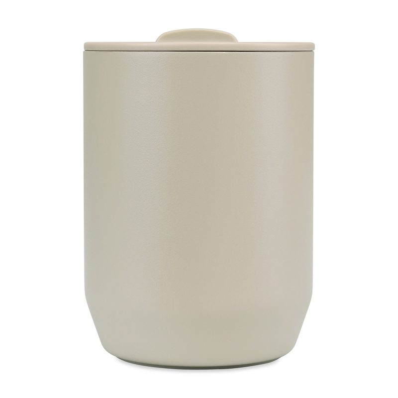 Aviana Rowan Recycled Stainless Steel Wine Tumbler - 15 Oz. - Taupe - 5