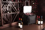 Bodega Insulated 12-Bottle Wine Tote Cooler w/Removable Dividers & Wheeled Trolley - 2