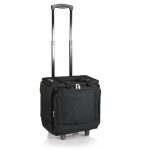 Bodega Insulated 12-Bottle Wine Tote Cooler w/Removable Dividers & Wheeled Trolley - 4
