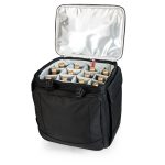 Bodega Insulated 12-Bottle Wine Tote Cooler w/Removable Dividers & Wheeled Trolley - 5