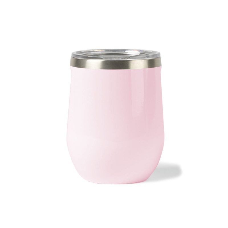 CORKCICLE Stemless Wine Cup - 12 Oz. - Powder Puff - 1