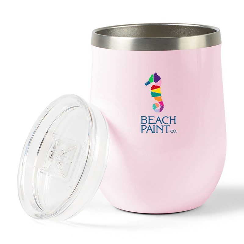 CORKCICLE Stemless Wine Cup - 12 Oz. - Powder Puff - 2