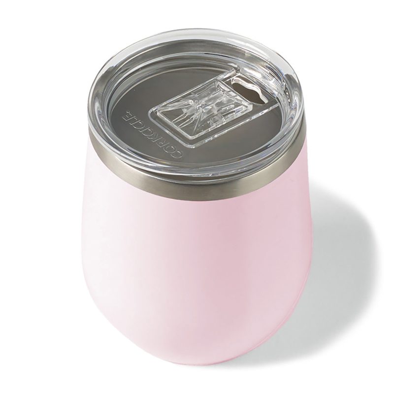 CORKCICLE Stemless Wine Cup - 12 Oz. - Powder Puff - 4