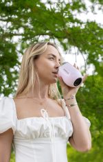 CORKCICLE Stemless Wine Cup - 12 Oz. - Powder Puff - 5