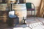 Cellar 6-Bottle Insulated Wine Tote w/Removable Divider & Trolley - 2