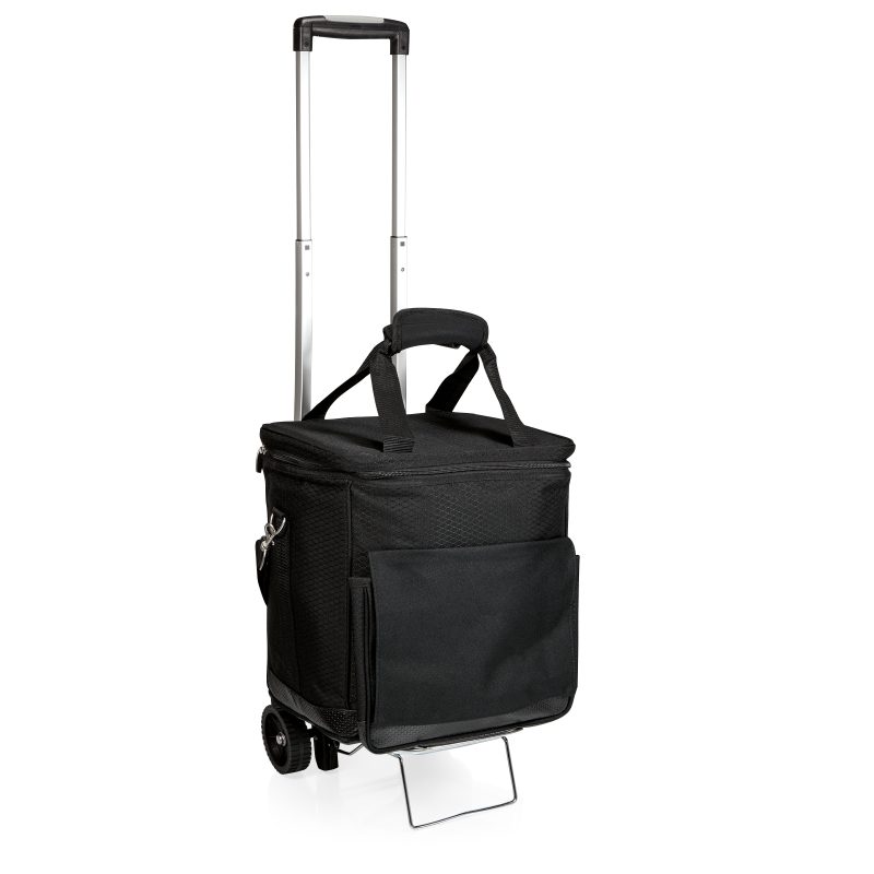 Cellar 6-Bottle Insulated Wine Tote w/Removable Divider & Trolley - 6