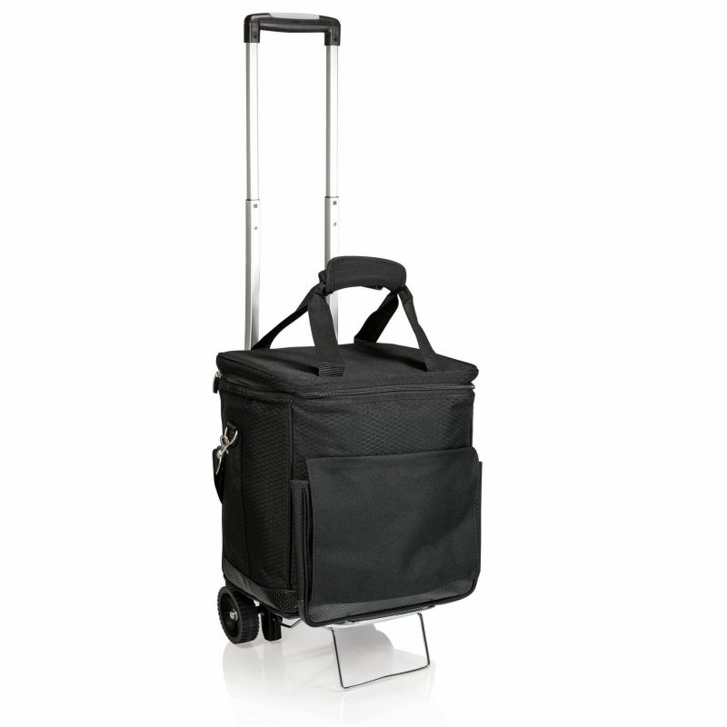 Cellar-6-Bottle-Insulated-Wine-Tote-wRemovable-Divider-Trolley-660-85 Cellar 6-Bottle Insulated Wine Tote w/Removable Divider & Trolley