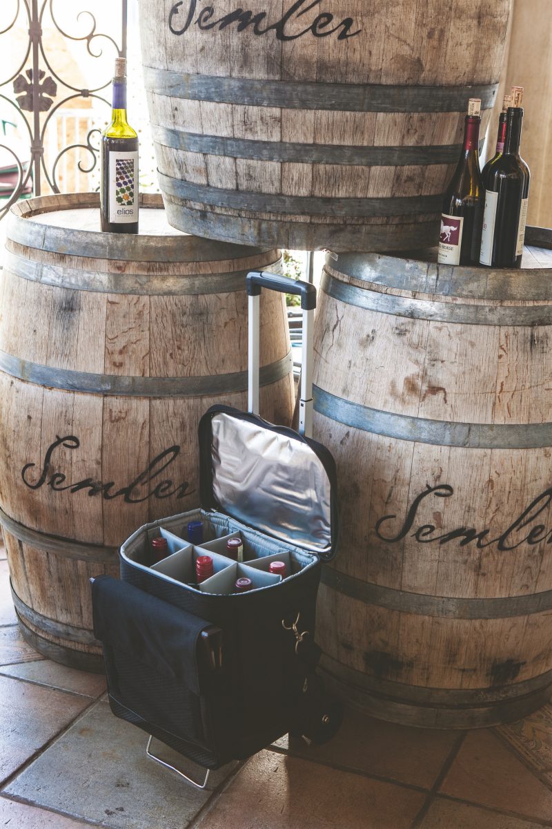 Cellar Insulated Wine Tote Cooler w/Removable Divider - 2