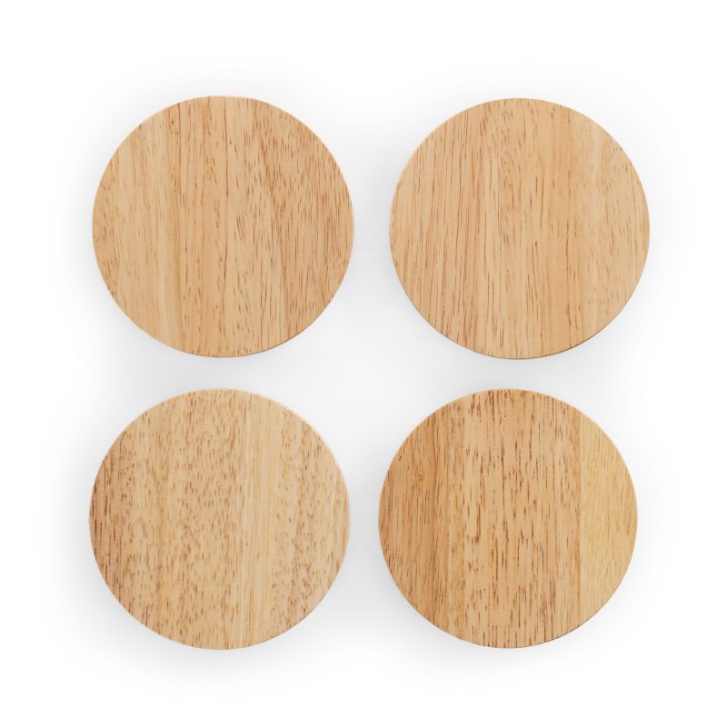Coasters with Bottle Openers Set of 4 - 1