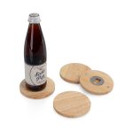 Coasters with Bottle Openers Set of 4 - 4