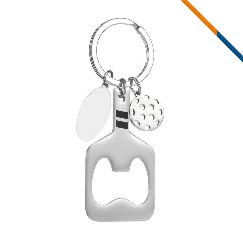 DinkCap Pickleball Paddle Bottle Opener Keychain - 1