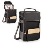 Duet Insulated Two-Bottle Wine & Cheese Tote - 1