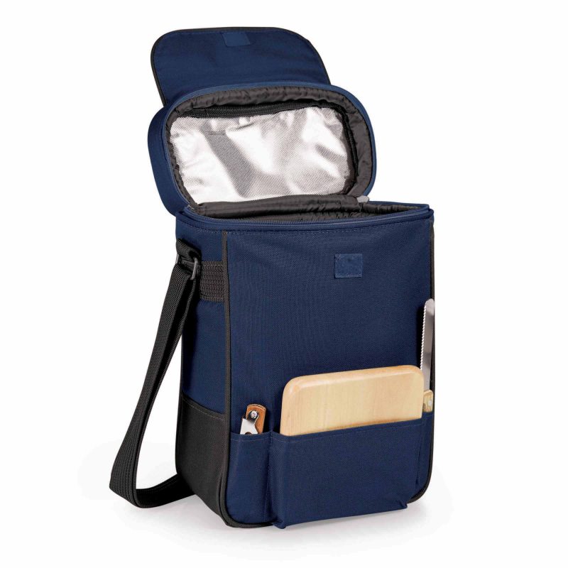 Duet Insulated Two-Bottle Wine & Cheese Tote - 2