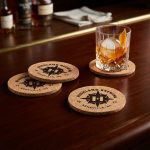 Gerrity Cork Coasters - Set of 4 (in Pouch) - 3