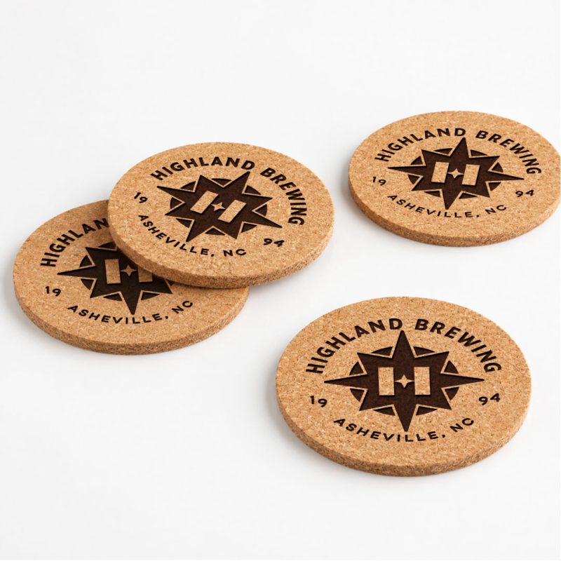 Gerrity-Cork-Coasters-Set-of-4-in-Pouch-DSK2064 Gerrity Cork Coasters - Set of 4 (in Pouch)