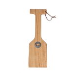 Hardwood BBQ Grill Scrapper with bottle opener - 1