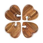 Heart Shaped Wine Appetizer Plates - 1