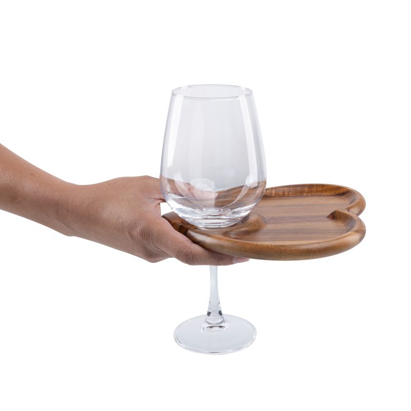 Heart Shaped Wine Appetizer Plates - 2