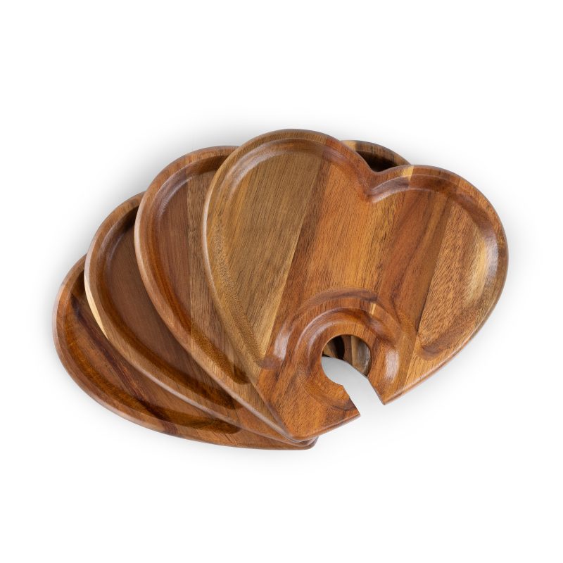 Heart-Shaped-Wine-Appetizer-Plates-876-04 Heart Shaped Wine Appetizer Plates