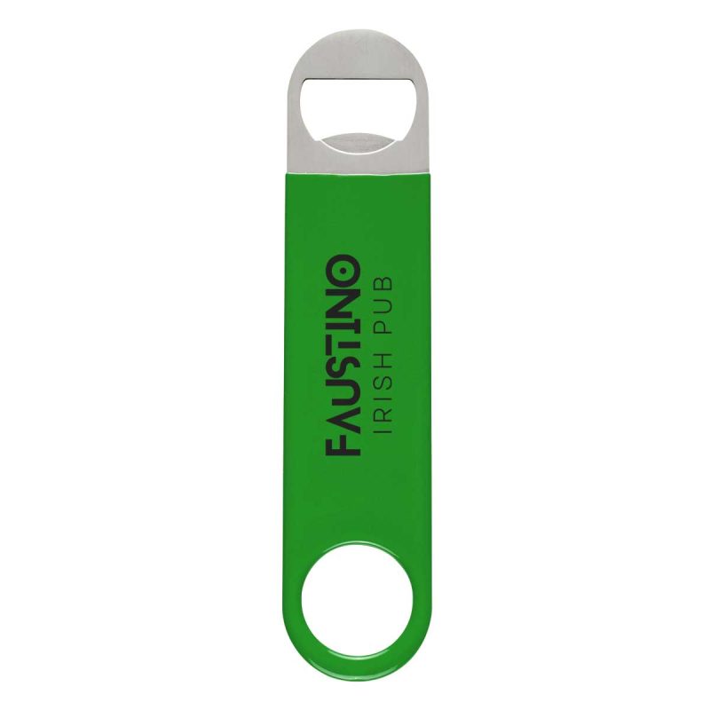 Large Vinyl Coated Stainless Steel Bottle Opener - 4