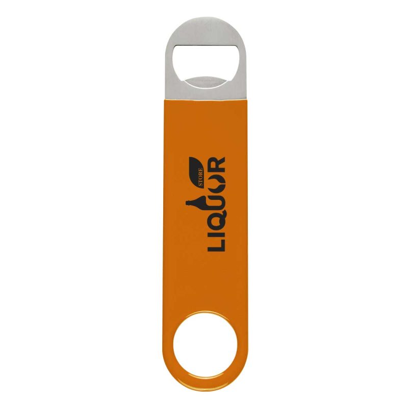Large Vinyl Coated Stainless Steel Bottle Opener - 6