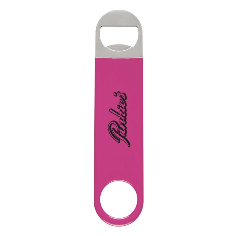 Large Vinyl Coated Stainless Steel Bottle Opener - 8