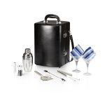 Manhattan Two Bottle Cocktail Case w/Barware - 3