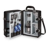 Manhattan Two Bottle Cocktail Case w/Barware - 9