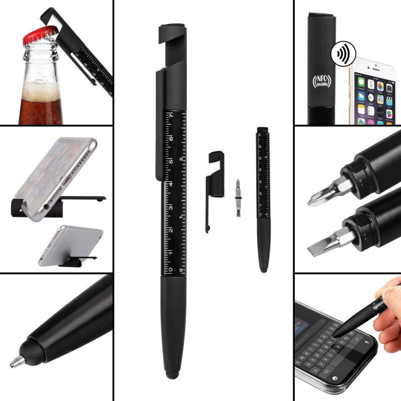 NFC Stylus Pen with Bottle Opener & Ruler - 8