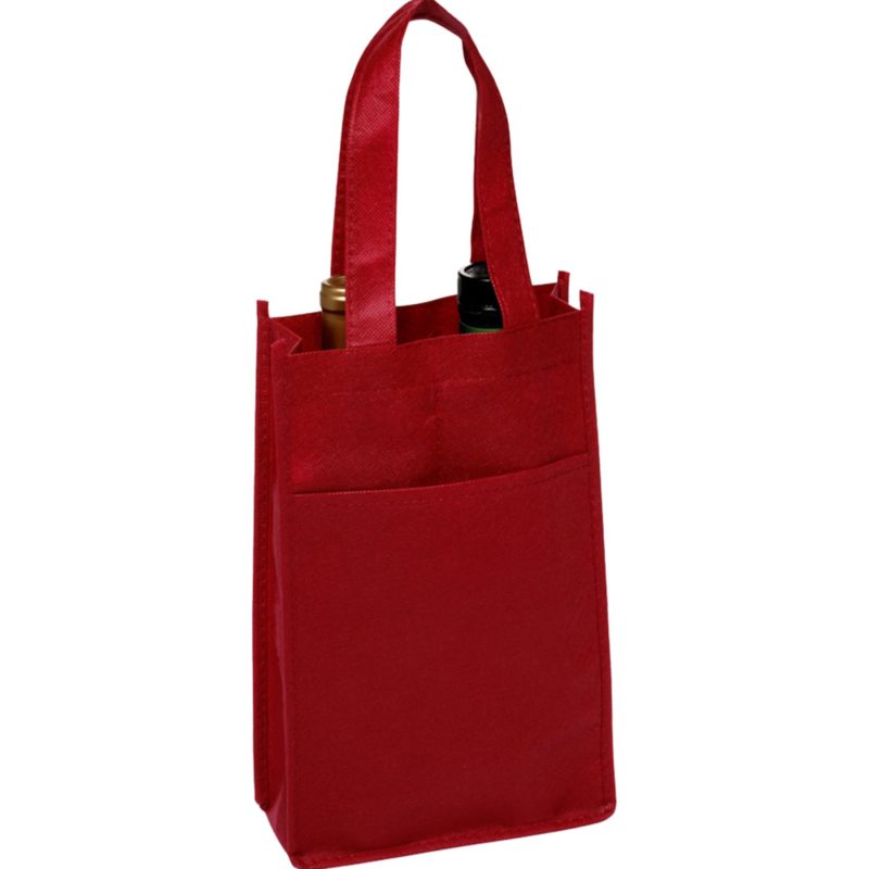 Non-Woven Vineyard Two-Bottle Wine Bag - 2