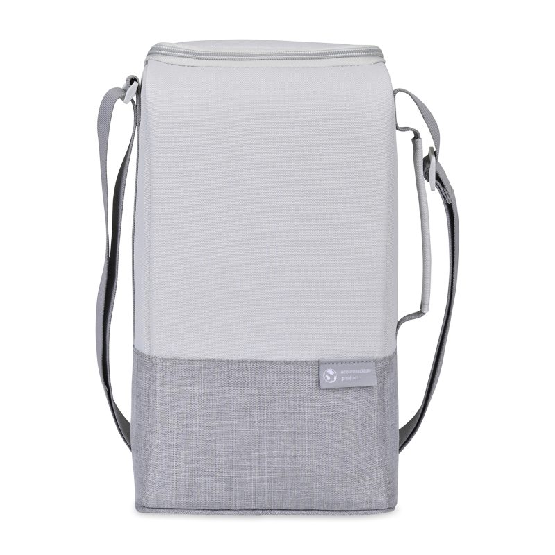 Parkview Recycled rPET Insulated Wine-to-Go Carry Tote - Greystone - 2