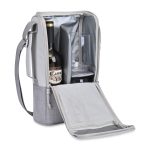 Parkview Recycled rPET Insulated Wine-to-Go Carry Tote - Greystone - 3