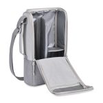 Parkview Recycled rPET Insulated Wine-to-Go Carry Tote - Greystone - 4