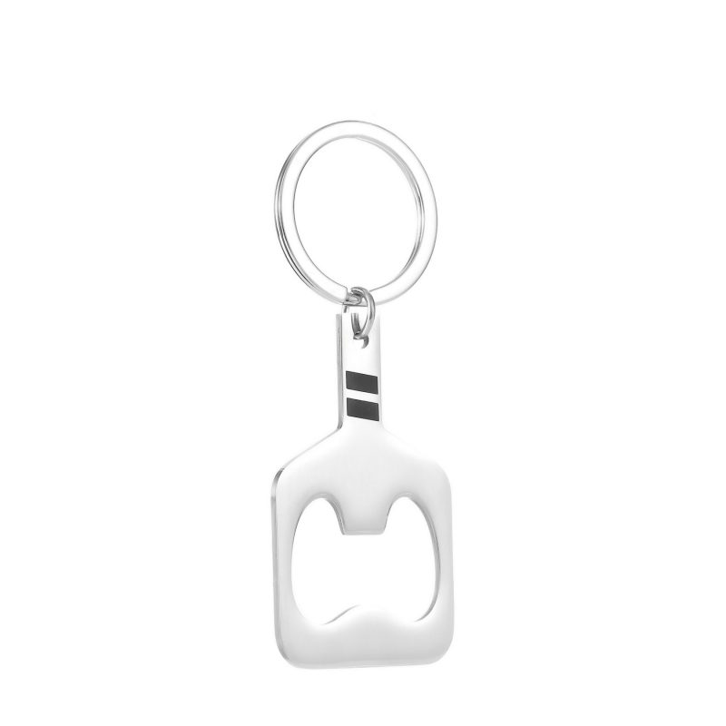 Pickleball Paddle Keychain Bottle Opener Charm - 3