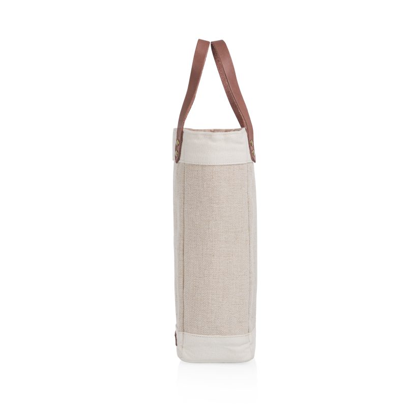 Pinot Jute Single Bottle Insulated Wine Bag - 2