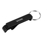 Slim Aluminum Bottle Opener Keychain - 2